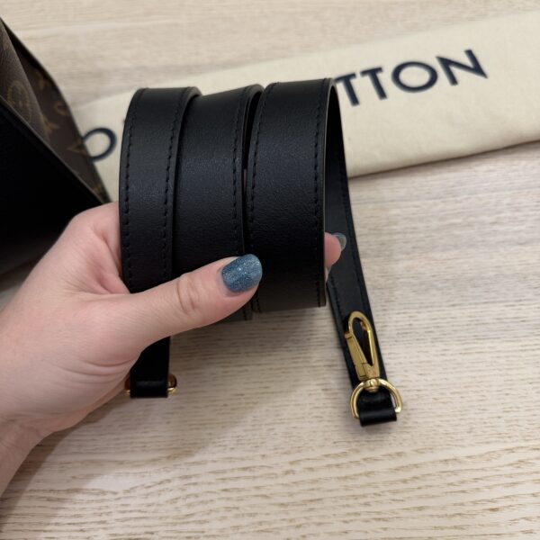 Louis Vuitton Calfskin Monogram On My Side PM Black