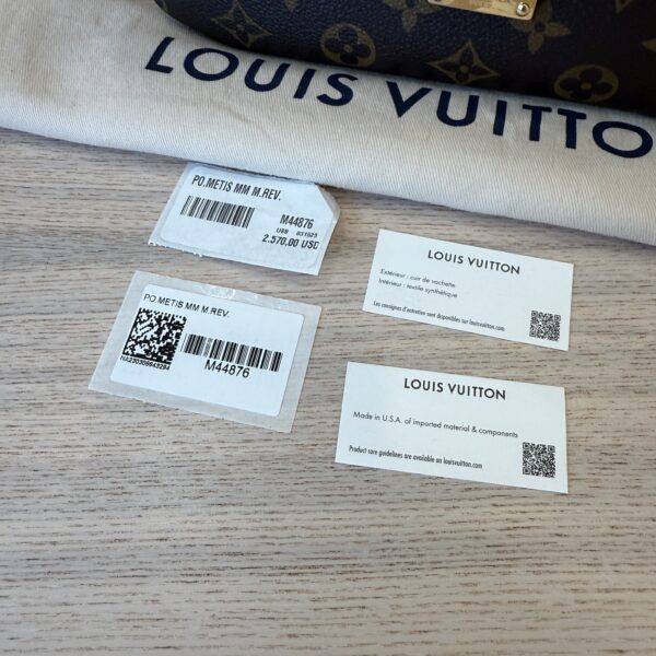 Louis Vuitton Monogram Reverse Pochette Metis