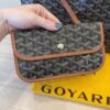 Goyard Goyardine Saint Louis GM Black and Tan