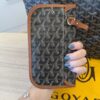 Goyard Goyardine Saint Louis GM Black and Tan