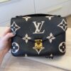 Louis Vuitton Bicolor Monogram Empreinte Leather Pochette Metis