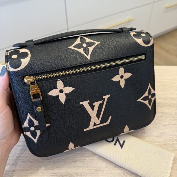 Louis Vuitton Bicolor Monogram Empreinte Leather Pochette Metis
