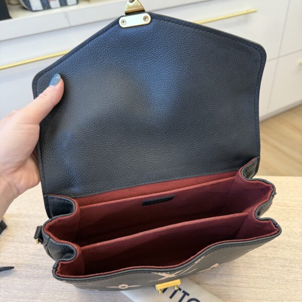 Louis Vuitton Bicolor Monogram Empreinte Leather Pochette Metis