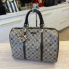 Gucci GG Plus Monogram Hearts Medium Joy Boston Dark Brown
