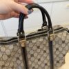 Gucci GG Plus Monogram Hearts Medium Joy Boston Dark Brown
