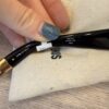 Jacquemus Les Lunettes Pilota Rectangular Sunglasses Black Yellow Gold