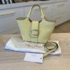 Roger Vivier Viv' Choc Mini Shopping Bag in leather
