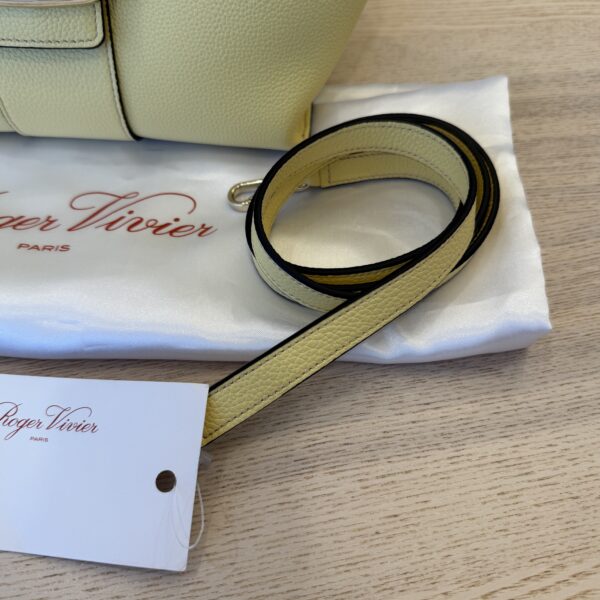 Roger Vivier Viv' Choc Mini Shopping Bag in leather
