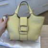 Roger Vivier Viv' Choc Mini Shopping Bag in leather