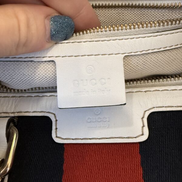 Gucci Monogram Vintage Web Medium Boston