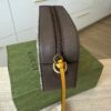 Gucci GG Supreme Monogram Neo Vintage Web Shoulder Bag Brown Yellow