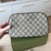 Gucci GG Supreme Monogram Neo Vintage Web Shoulder Bag Brown Yellow