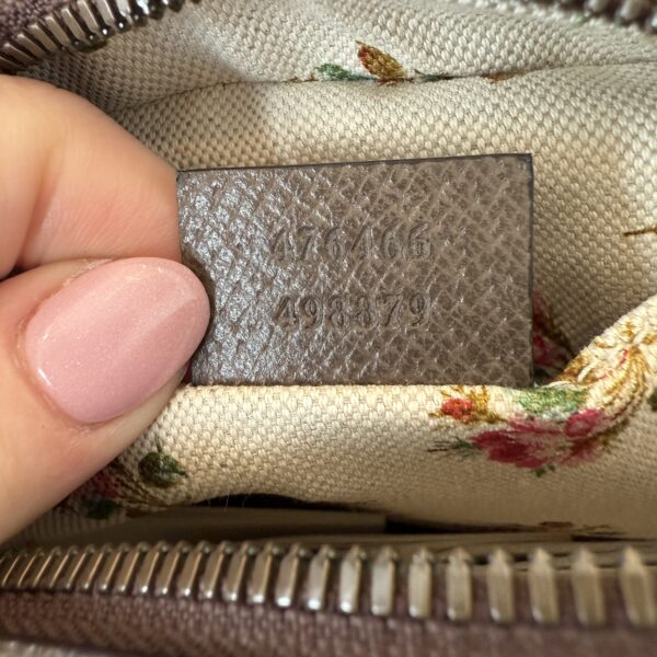 Gucci GG Supreme Monogram Neo Vintage Web Shoulder Bag Brown Yellow