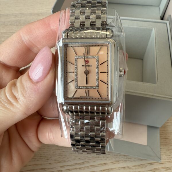 Michele Deco II Diamond Bracelet Watch, 20mm x 43mm - 0.11 ctw
