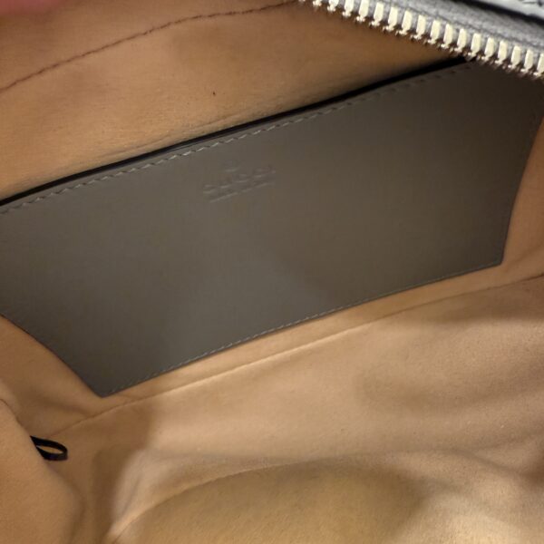 Gucci Matelasse Small GG Marmont Grey and Palladium Hardware (New Model)