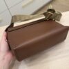 Burberry Medium Note Leather & Vintage Check Crossbody Bag Tan