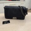 Chanel Calfskin New Medium Boy Reverso Flap Navy