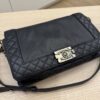 Chanel Calfskin New Medium Boy Reverso Flap Navy