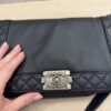 Chanel Calfskin New Medium Boy Reverso Flap Navy