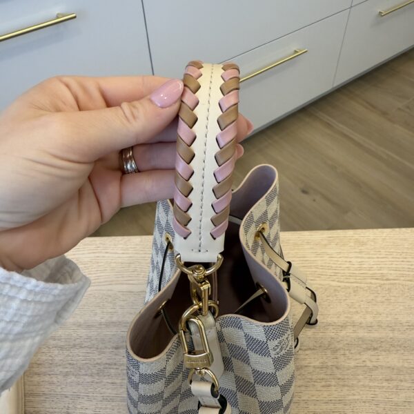 Louis Vuitton Damier Azur Braided Neonoe BB Pink