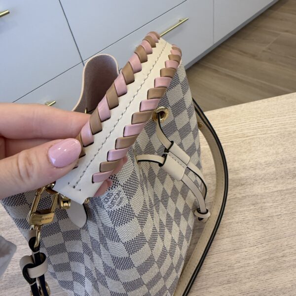 Louis Vuitton Damier Azur Braided Neonoe BB Pink