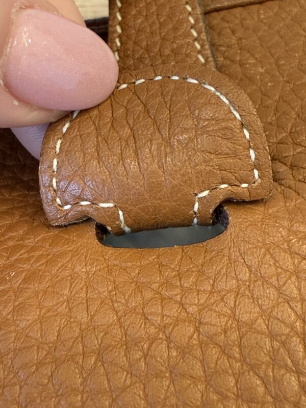 Hermes Taurillon Clemence Evelyne III PM Gold