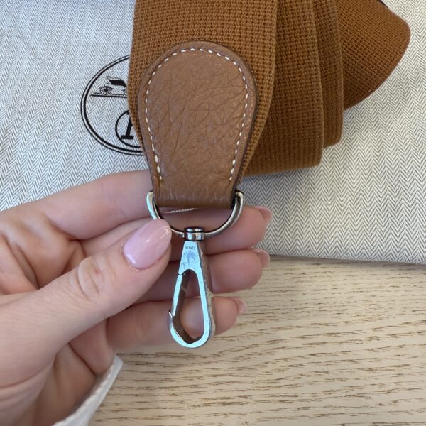 Hermes Taurillon Clemence Evelyne III PM Gold