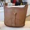 Hermes Taurillon Clemence Evelyne III PM Gold