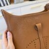 Hermes Taurillon Clemence Evelyne III PM Gold