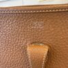 Hermes Taurillon Clemence Evelyne III PM Gold