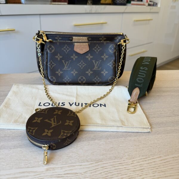 Louis Vuitton Monogram Multi Pochette Accessories Kaki