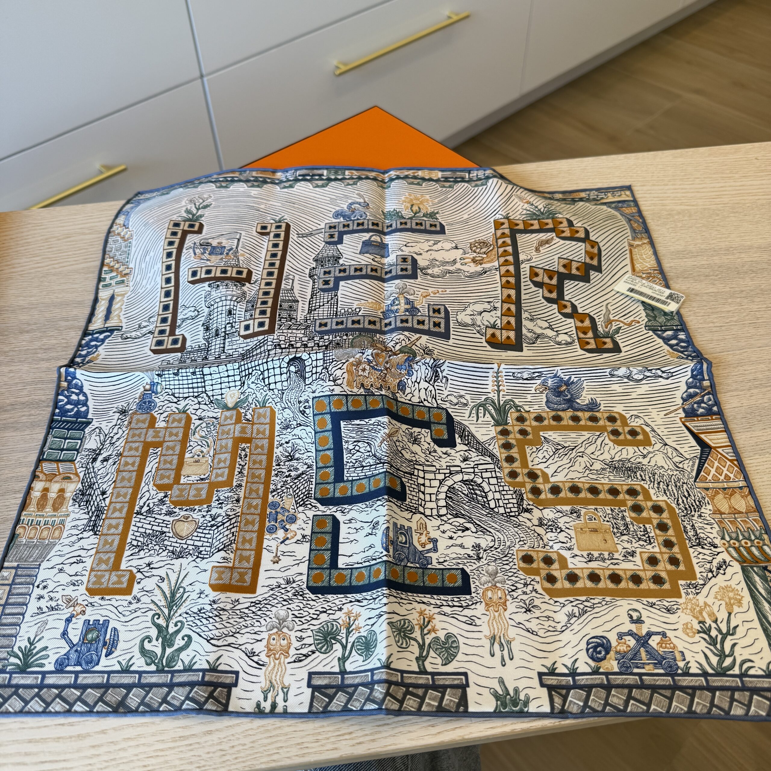 Hermes Silk Scarf 45