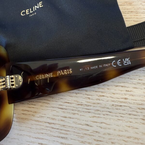 Celine 3 Dots Square Sunglasses Brown