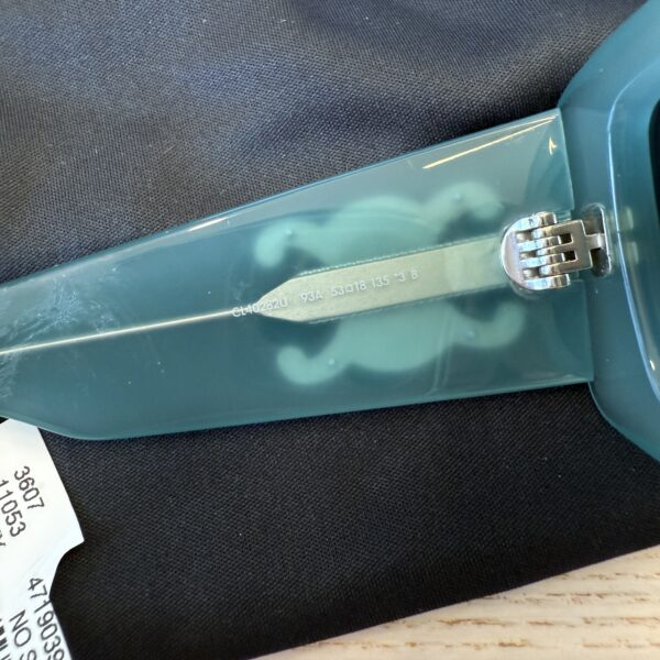 Celine Triomphe 53MM Rectangular Sunglasses Transparent light blue