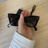 Celine 3 Dots Square Sunglasses Black