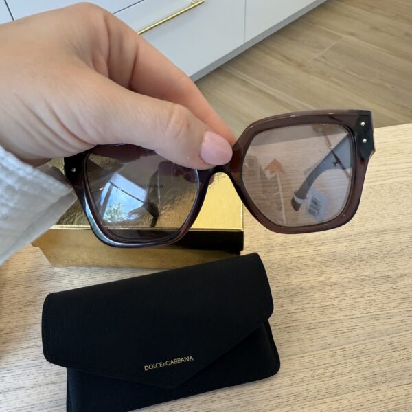 Dolce & Gabbana Transparent Violet Sunglasses