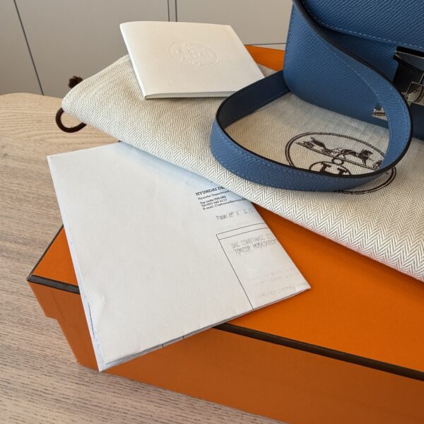 Hermes Epsom Constance 24 Bleu