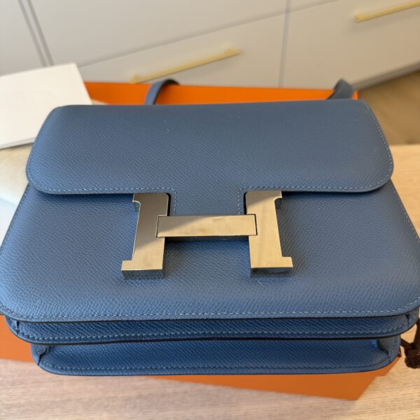 Hermes Epsom Constance 24 Bleu