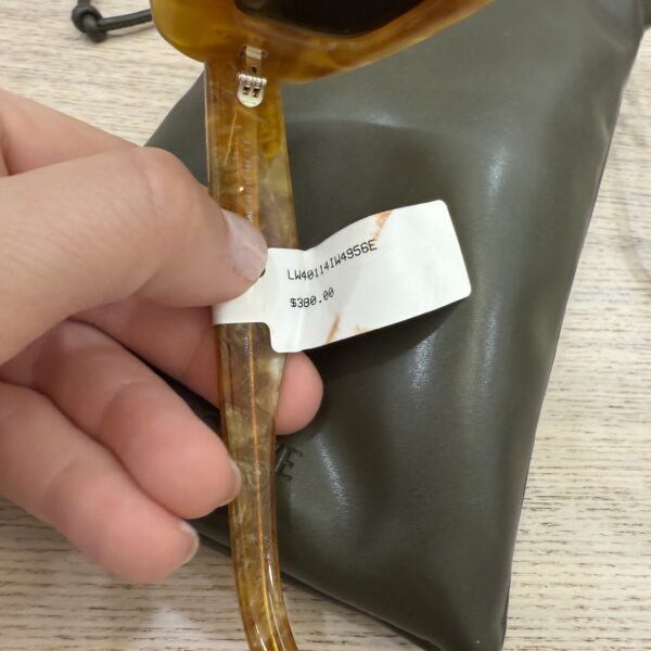 Loewe Silver Screen Sunglasses in Acetate with a Loewe Anagram Havana Brown