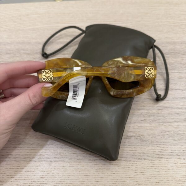 Loewe Silver Screen Sunglasses in Acetate with a Loewe Anagram Havana Brown