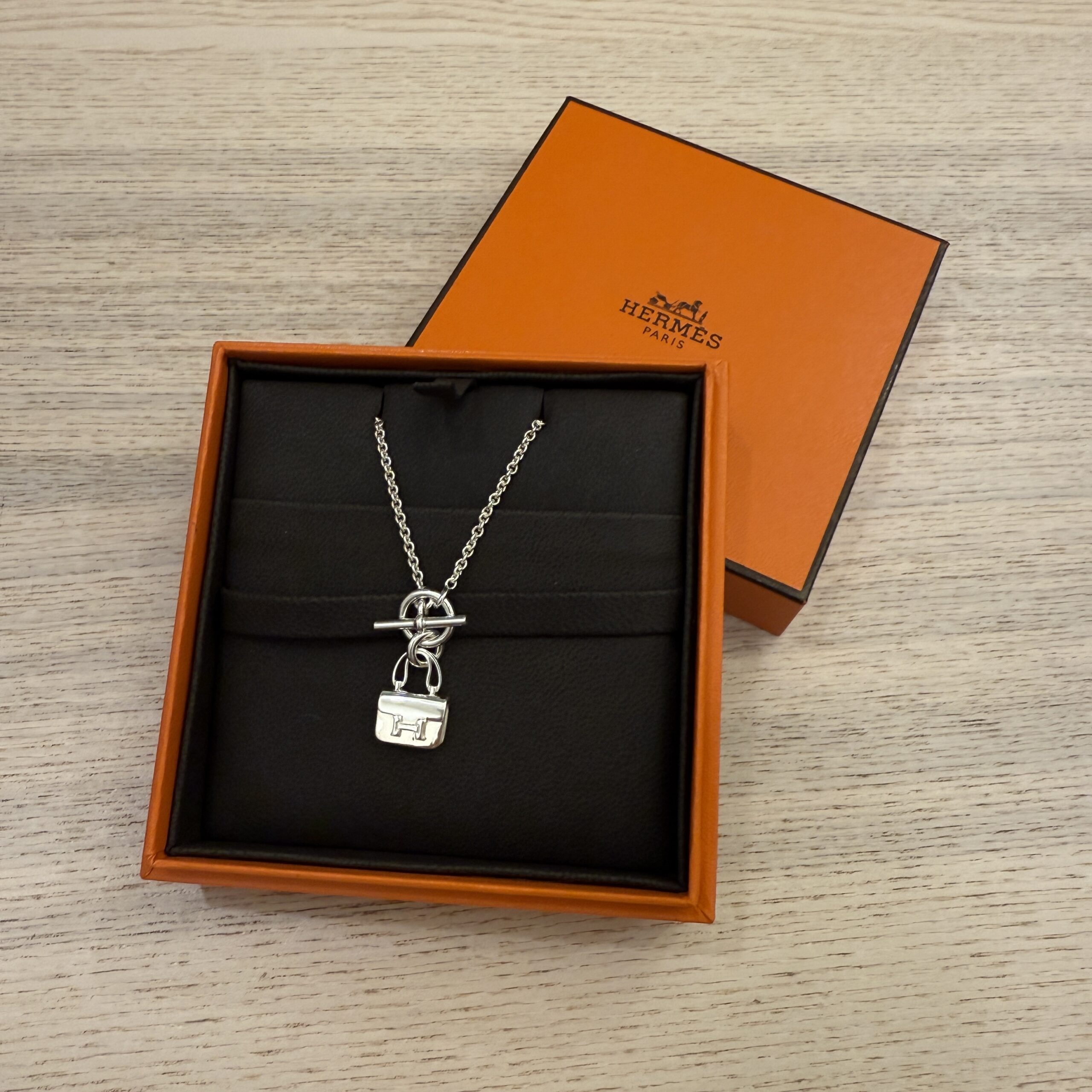 Hermes Amulettes Constance Pendant Sterling Silver