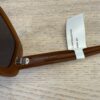 Celine Shiny Light Brown Bold 3 Dots Sunglasses