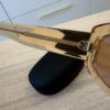 Celine Shiny Orange Bold 3 Dots Sunglasses