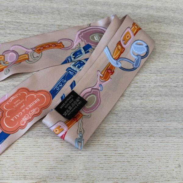 Hermes Multicolor Silk Twilly