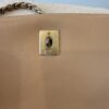 Chanel Shiny Lambskin Quilted Chain Around Flap Bag Beige