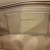 Chanel Shiny Lambskin Quilted Chain Around Flap Bag Beige