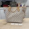 Louis Vuitton Damier Azur Neverfull MM NM Rose Ballerine