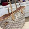 Louis Vuitton Damier Azur Neverfull MM NM Rose Ballerine
