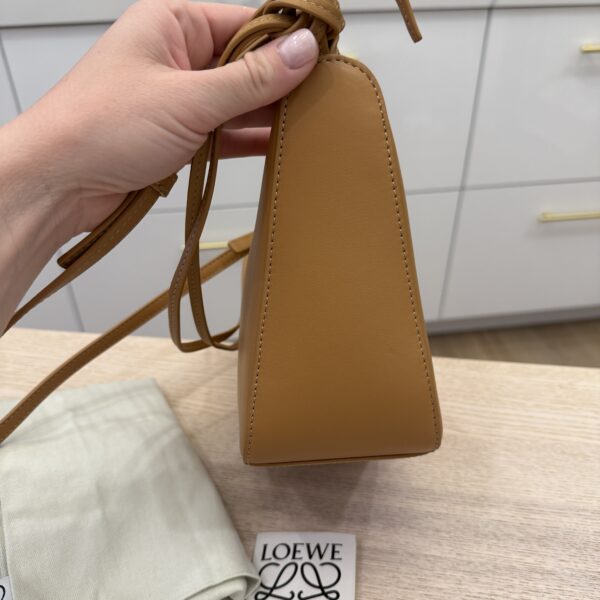 Loewe Mini Hammock Hobo bag in classic calfskin Warm Desert Gold Hardware