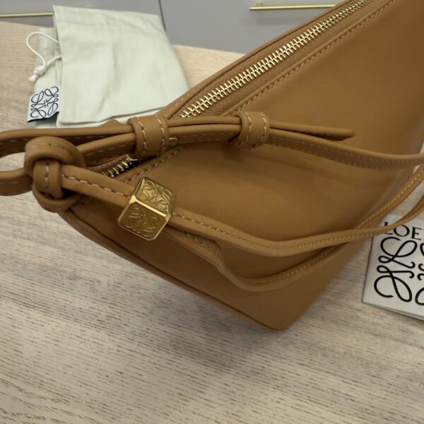 Loewe Mini Hammock Hobo bag in classic calfskin Warm Desert Gold Hardware